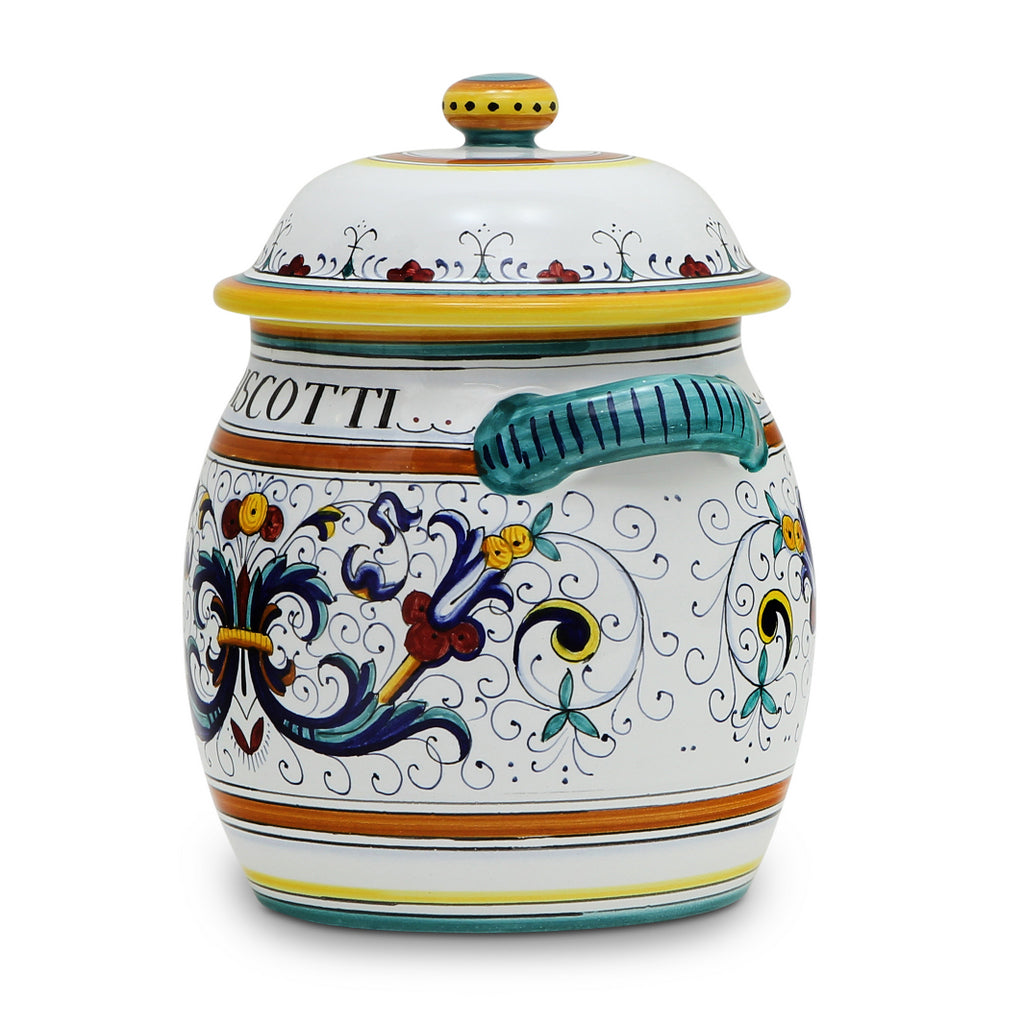 RICCO DERUTA DELUXE: Traditional Biscotti Jar