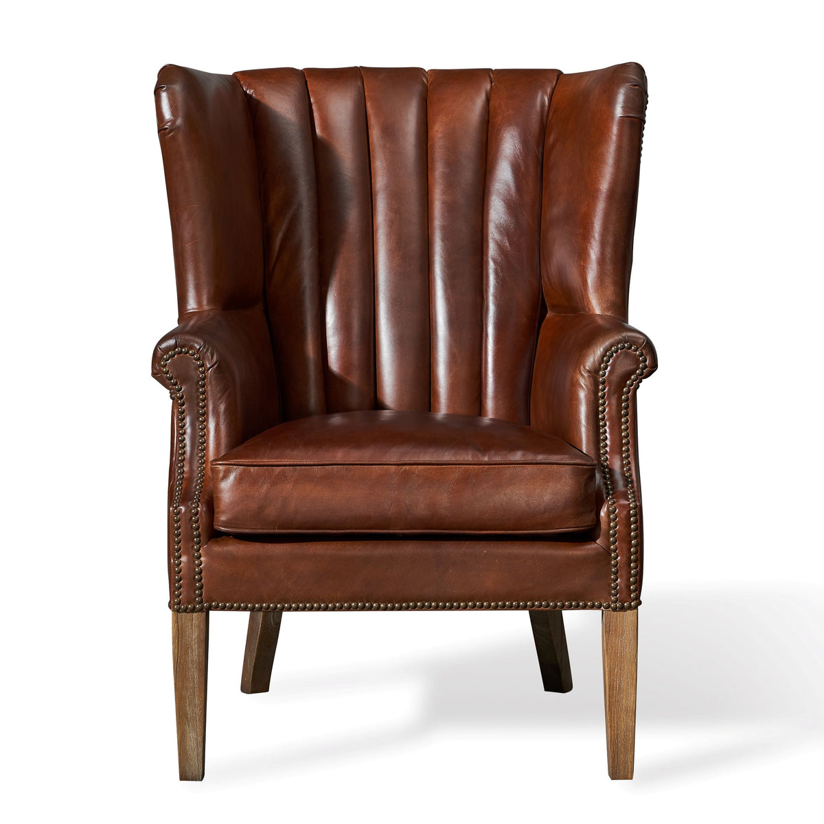 George Full Top Grain Leather Armchair