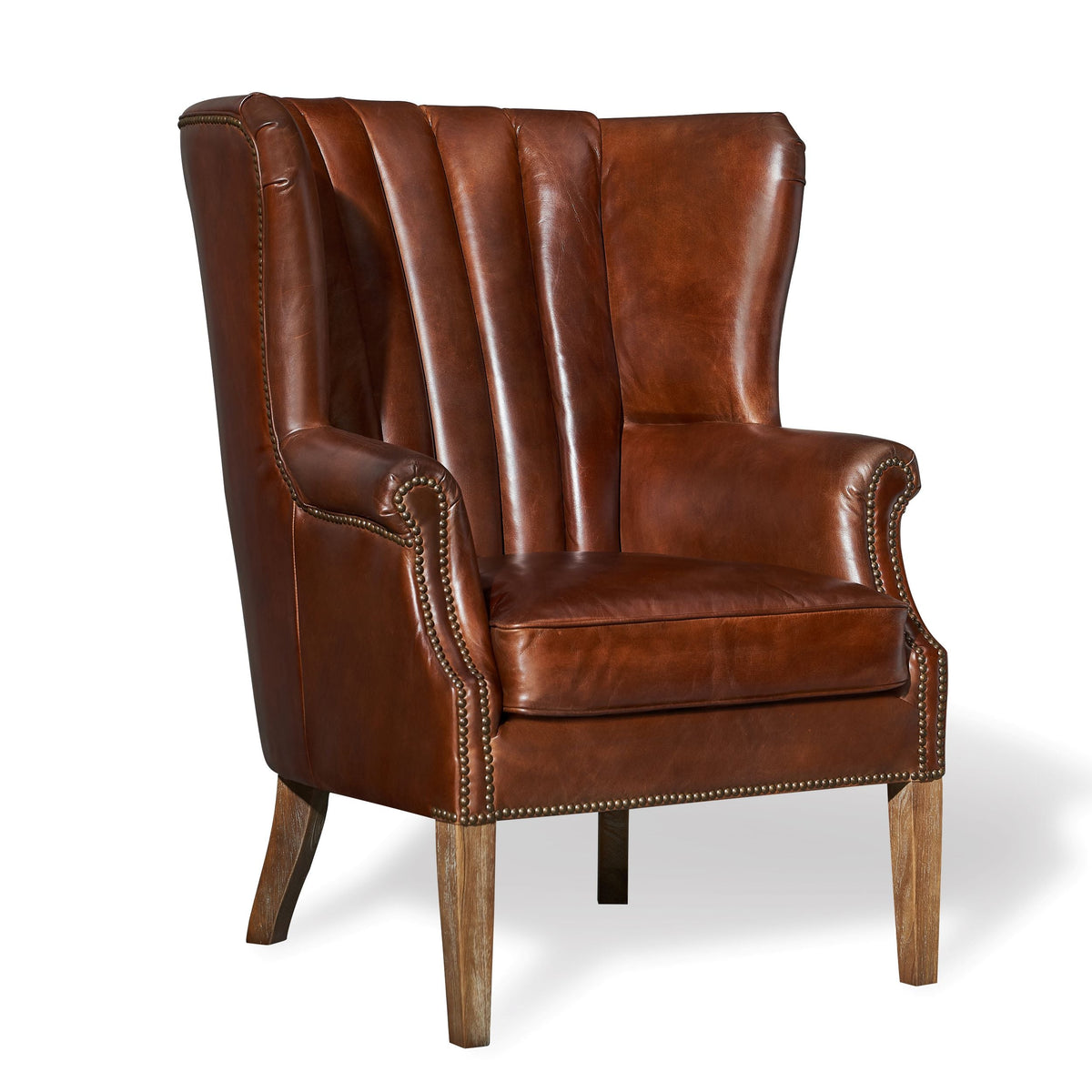 George Full Top Grain Leather Armchair