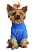 100% Combed Cotton Cable Knit Dog Sweater