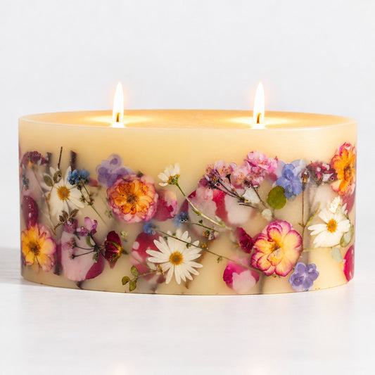 Bougie botanique Statement - Rose Abricot