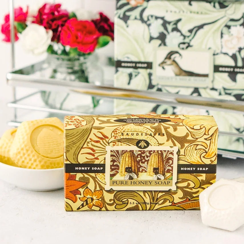 Pure Honey Soap (3.5oz - 2 Bar Gift Box)
