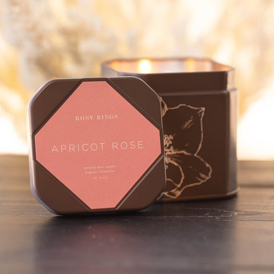 Bougie en boîte Accent - Rose Abricot