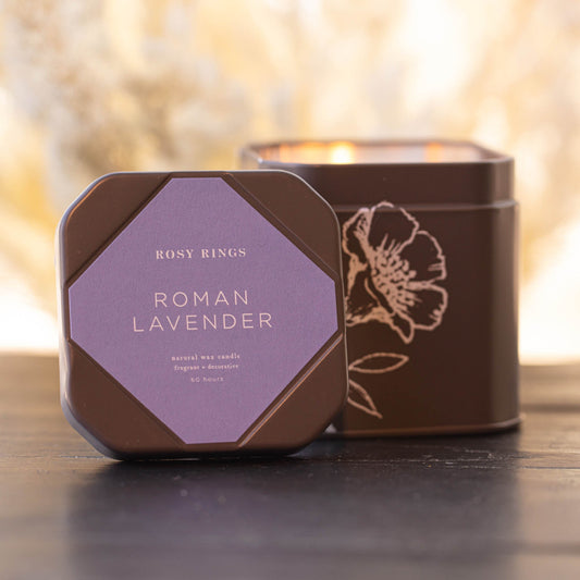 Candela in latta Accent - Lavanda Romana