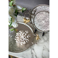 Aviara Silver Bird Handle Accent Tray