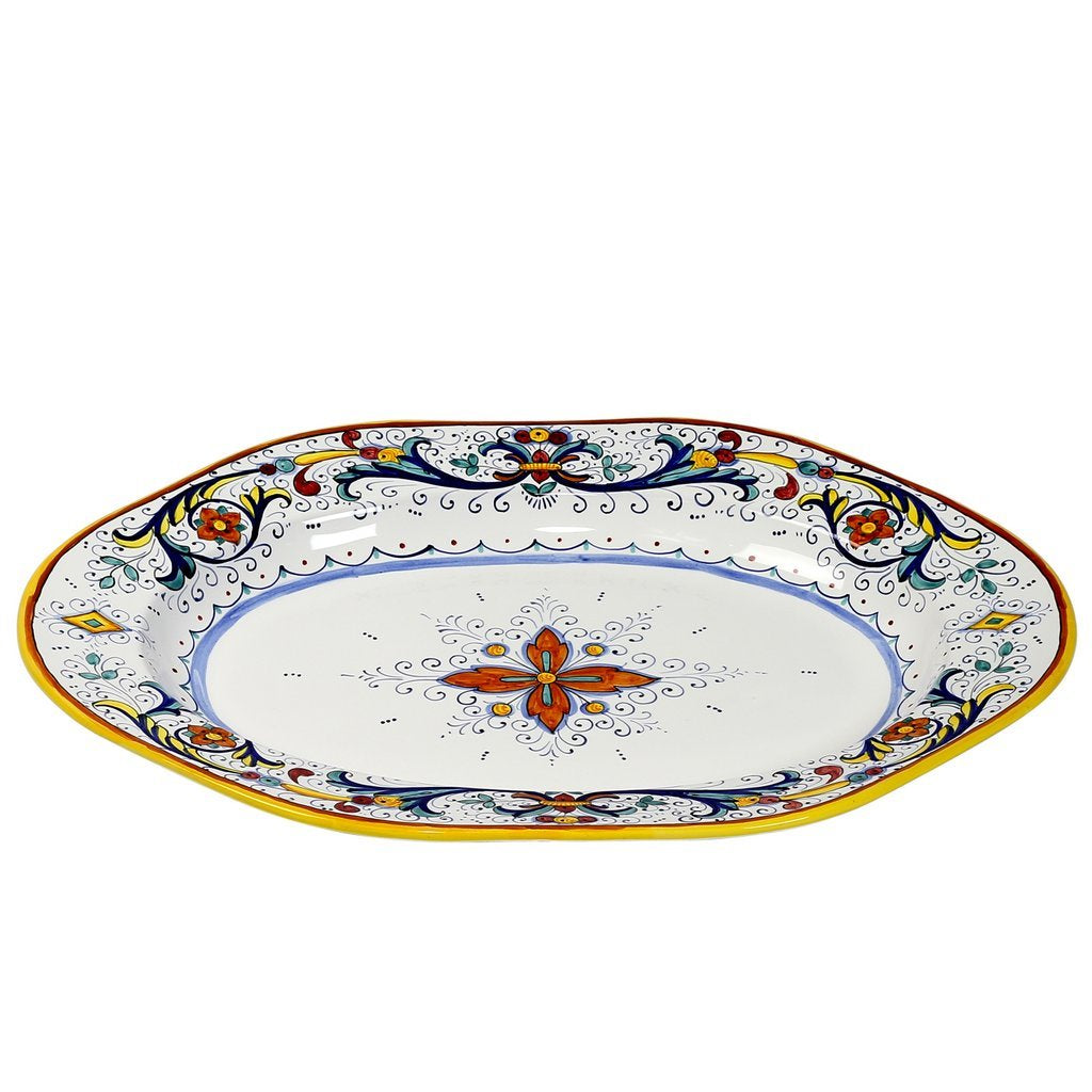 RICCO DERUTA DELUXE: Hexagonal Extra Large Oval Platter