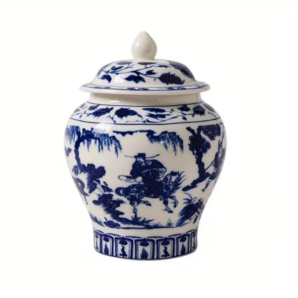 Petite Ruyi Chinoiserie Porcelain Jar