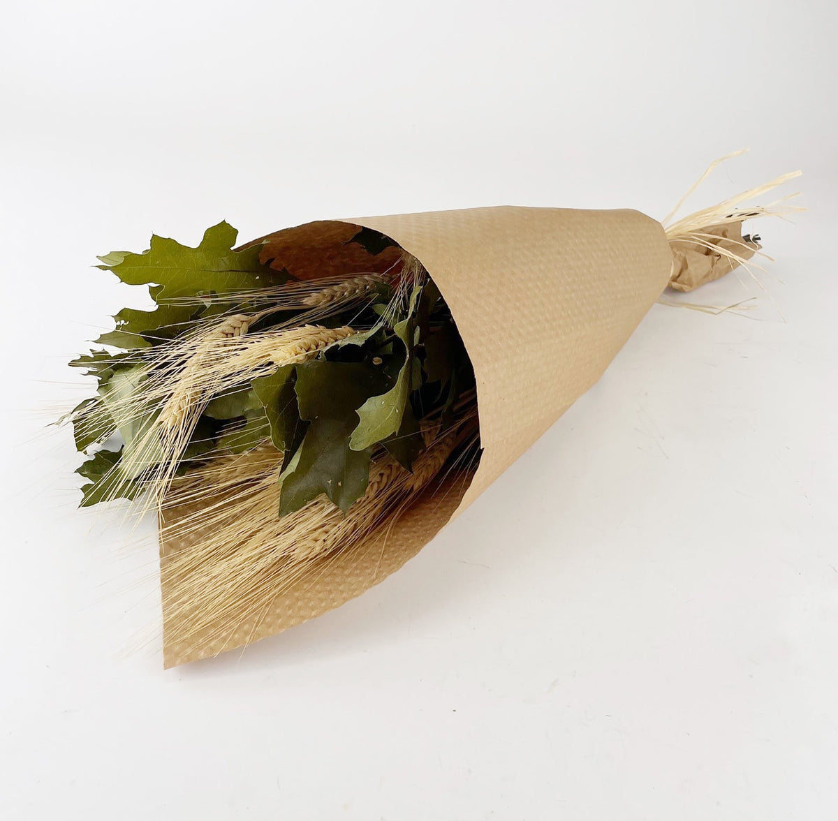 Green Oak & Wheat Bouquet