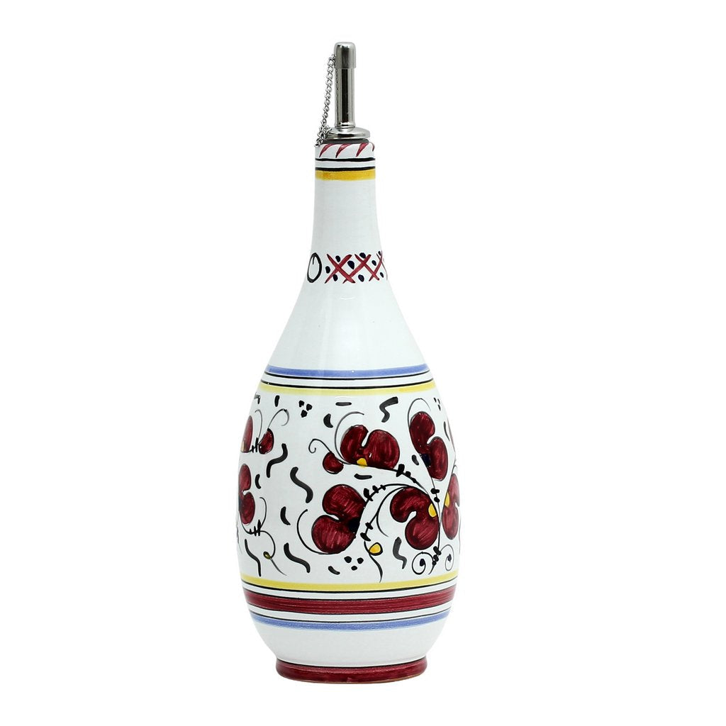 COQ ROUGE D'ORVIETO : Huile d'olive en bouteille fine avec verseur