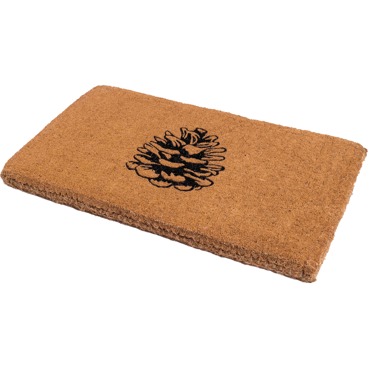 Nature Lover Pine Cone Coir Doormat