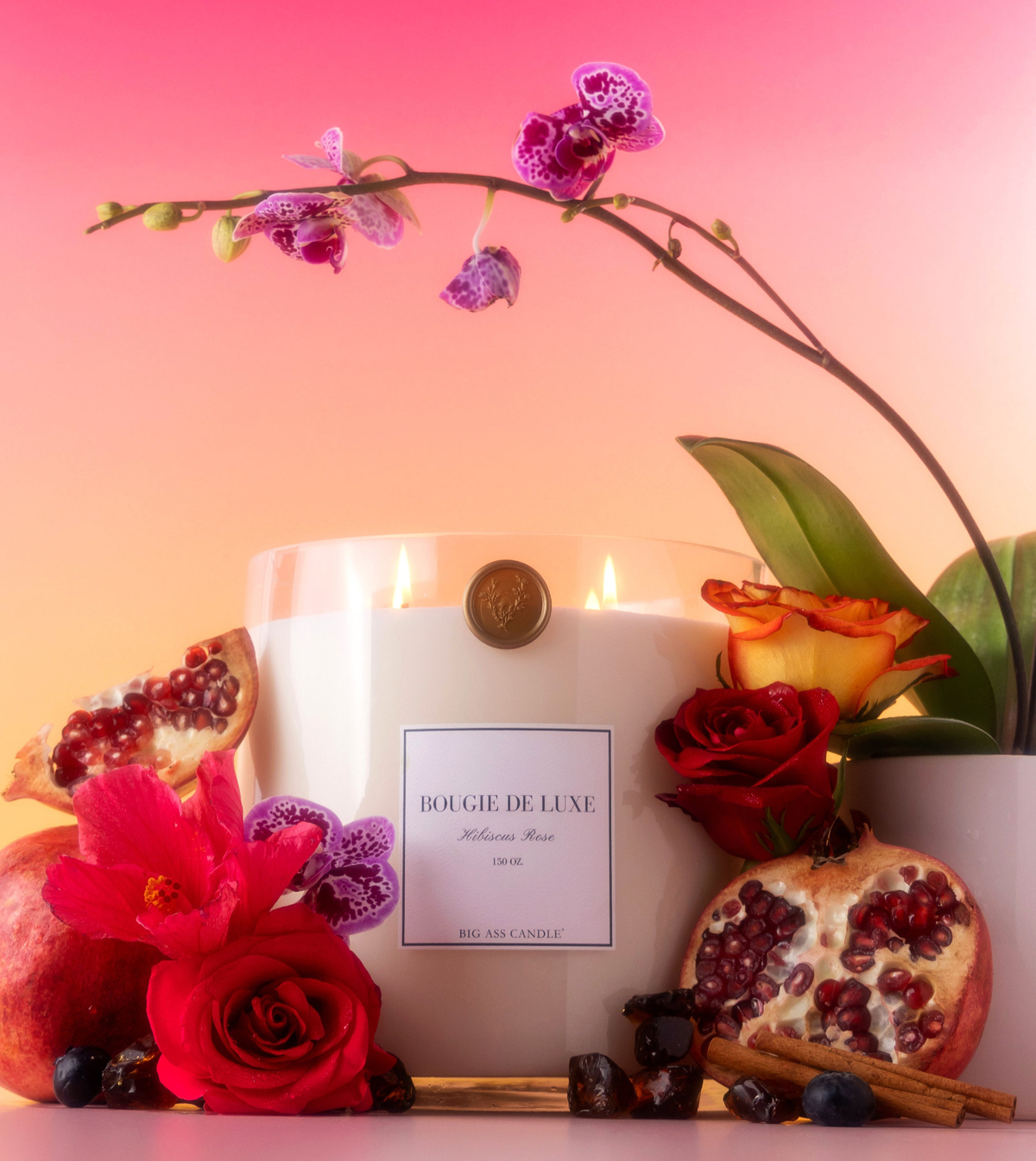 150 oz Hibiscus Rose Scented Candle
