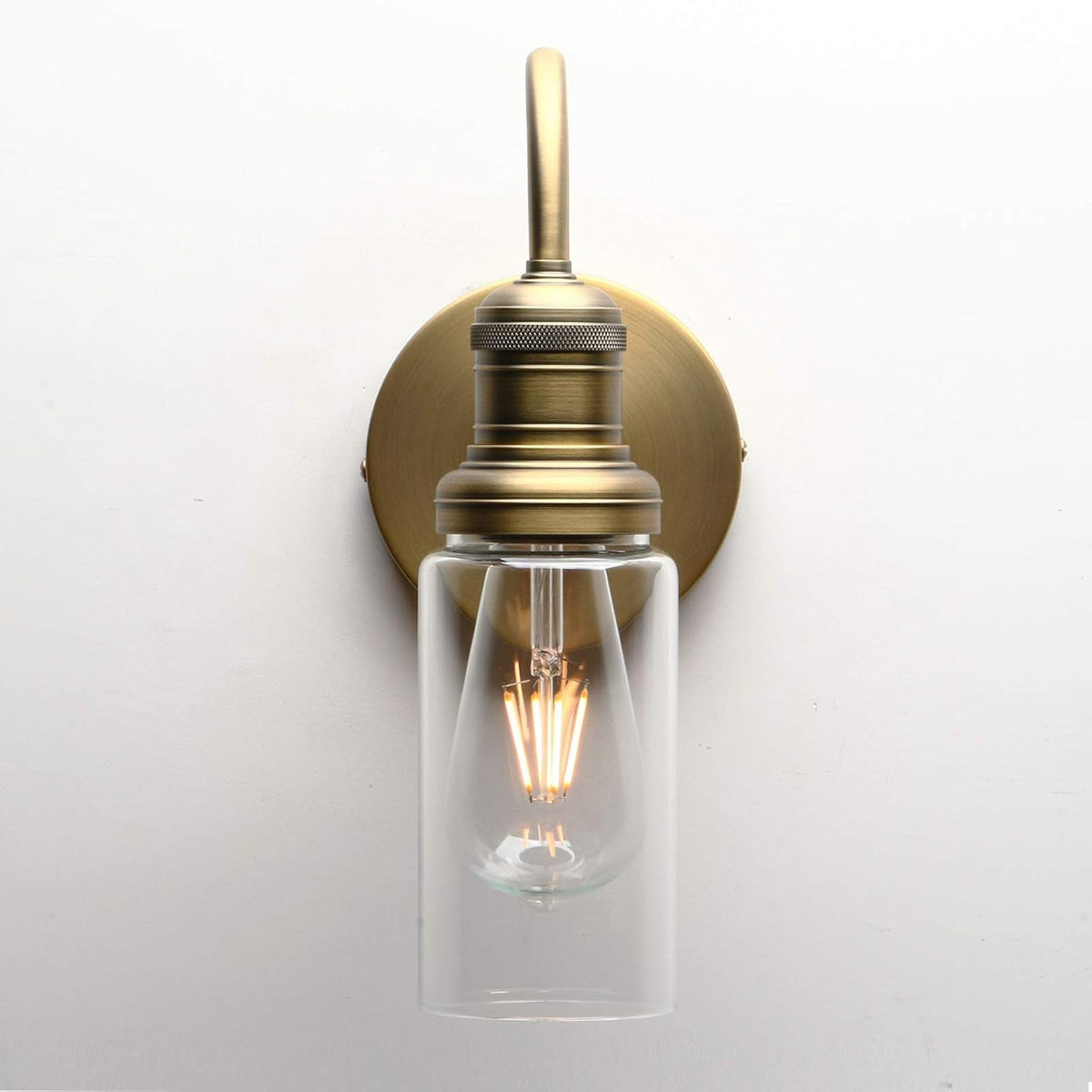 Vintage Gooseneck Wall Mount Single Sconce