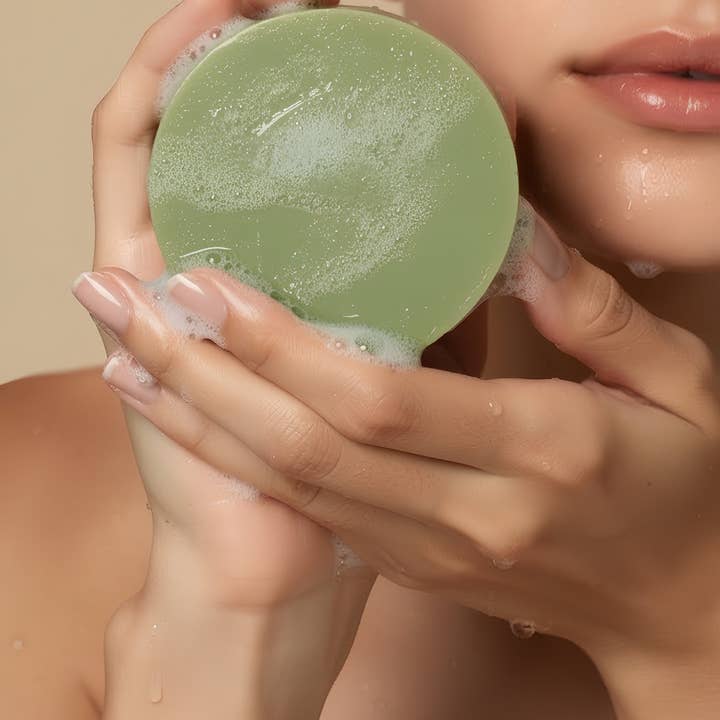 Matcha Exfoliating Facial Cleansing Bar Woodsy Homelife 136.1 g