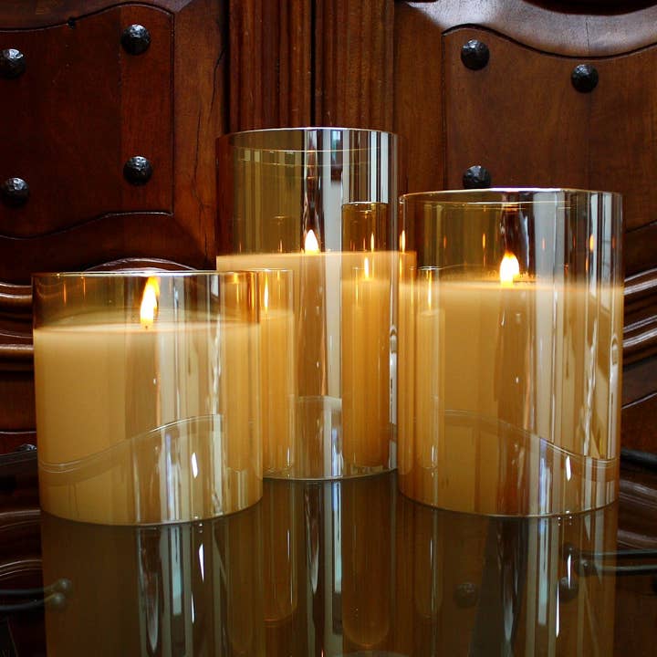 Champagne Radiance Poured Candle 5.75 x 5.75 in