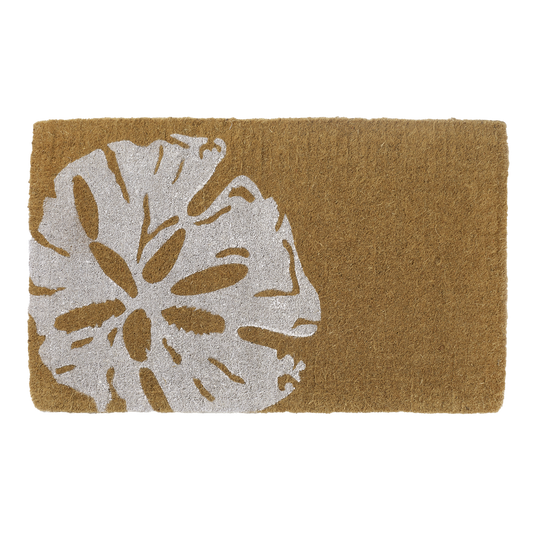 Sand Dollar Coir Doormat