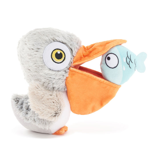 Big Bill & the Beak-A-Boo Fish 2-in-1 Dog Toy