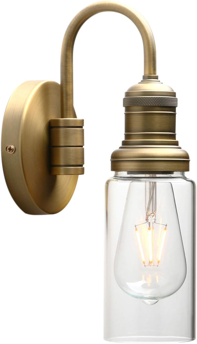 Vintage Gooseneck Wall Mount Single Sconce