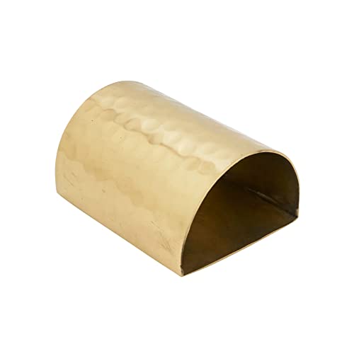 Glamour Hammered Design Brass Napkin Rings