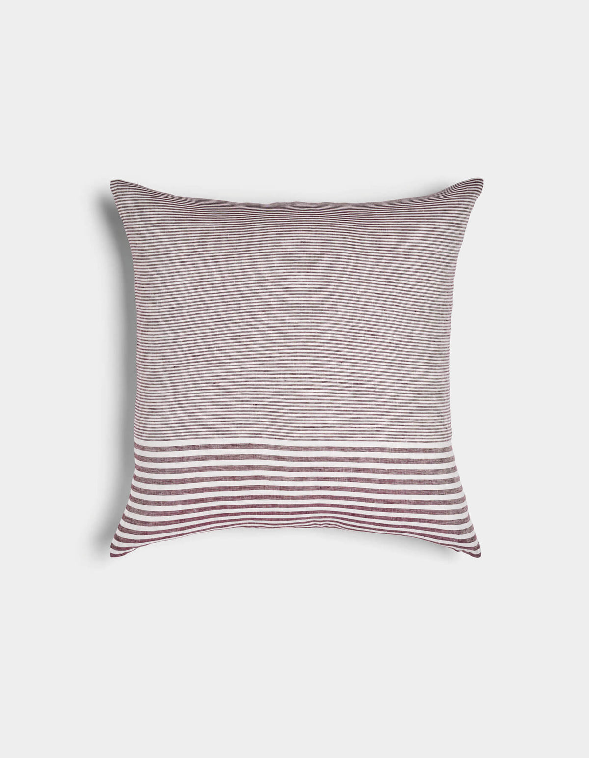 Striped Linen Throw Pillow