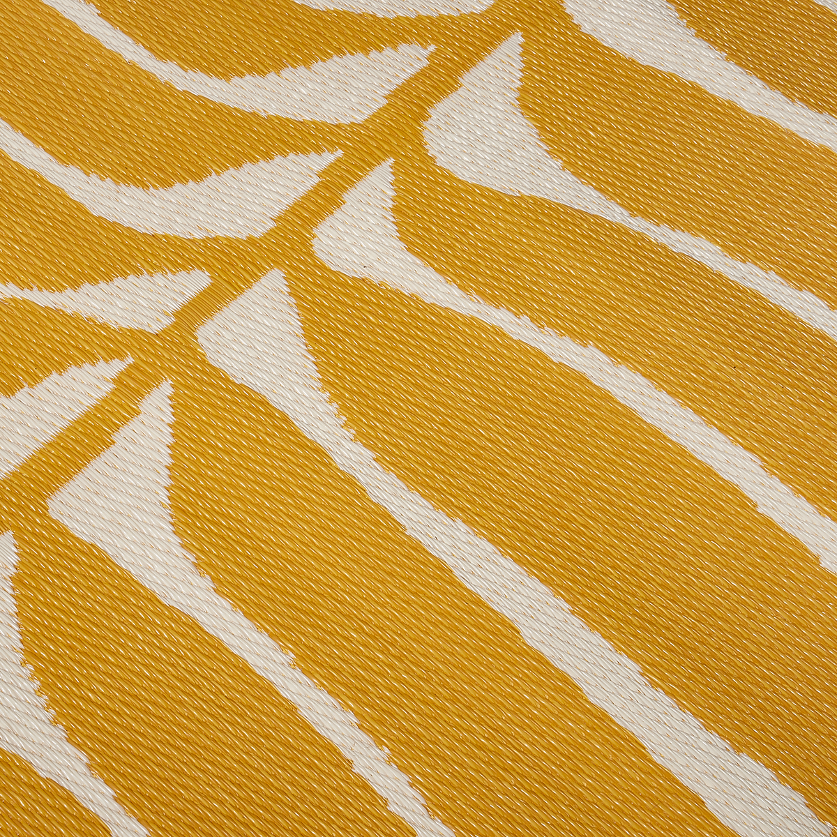 Hilo - Honey Floral Outdoor Rug for Patio