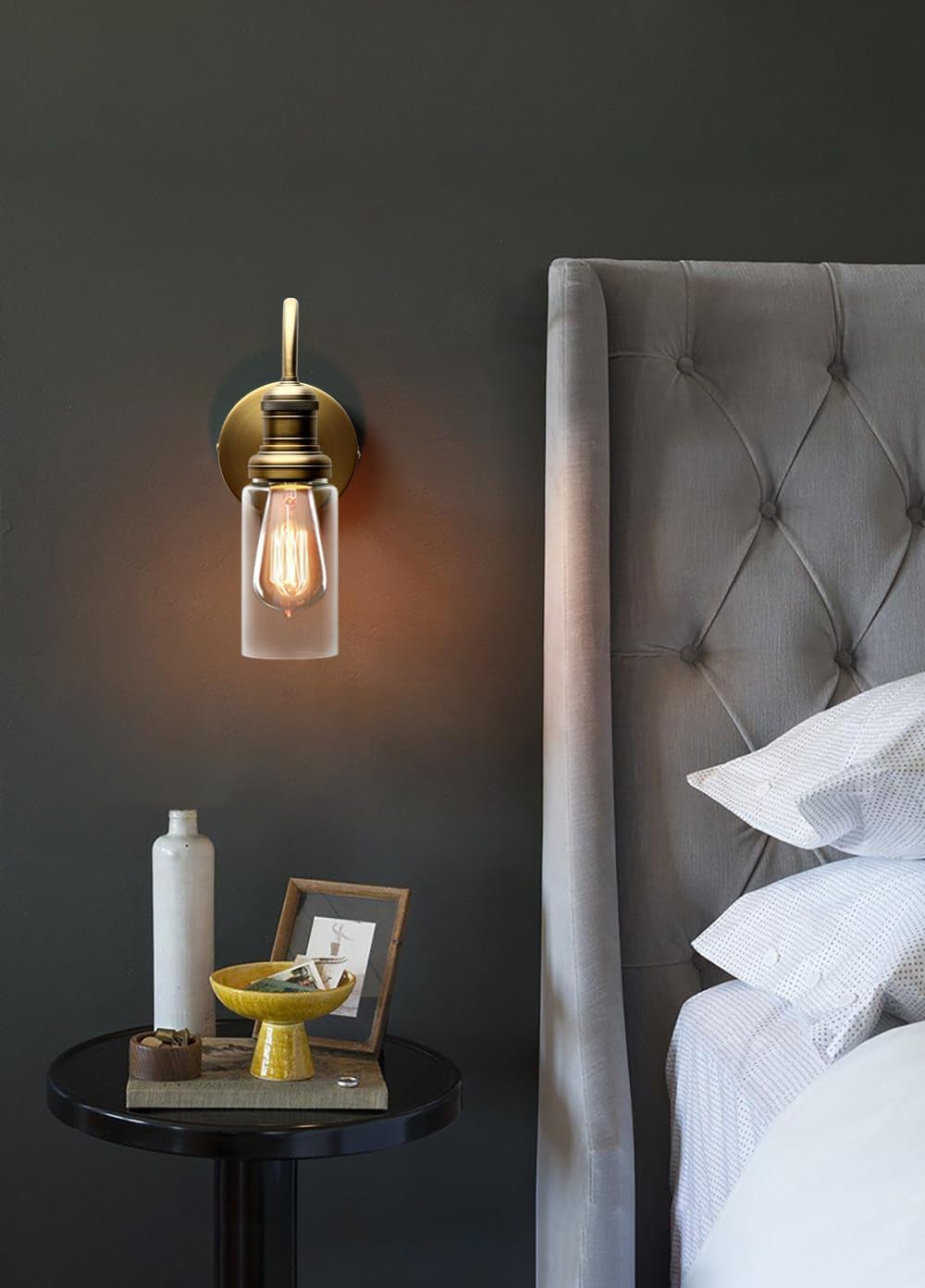Vintage Gooseneck Wall Mount Single Sconce