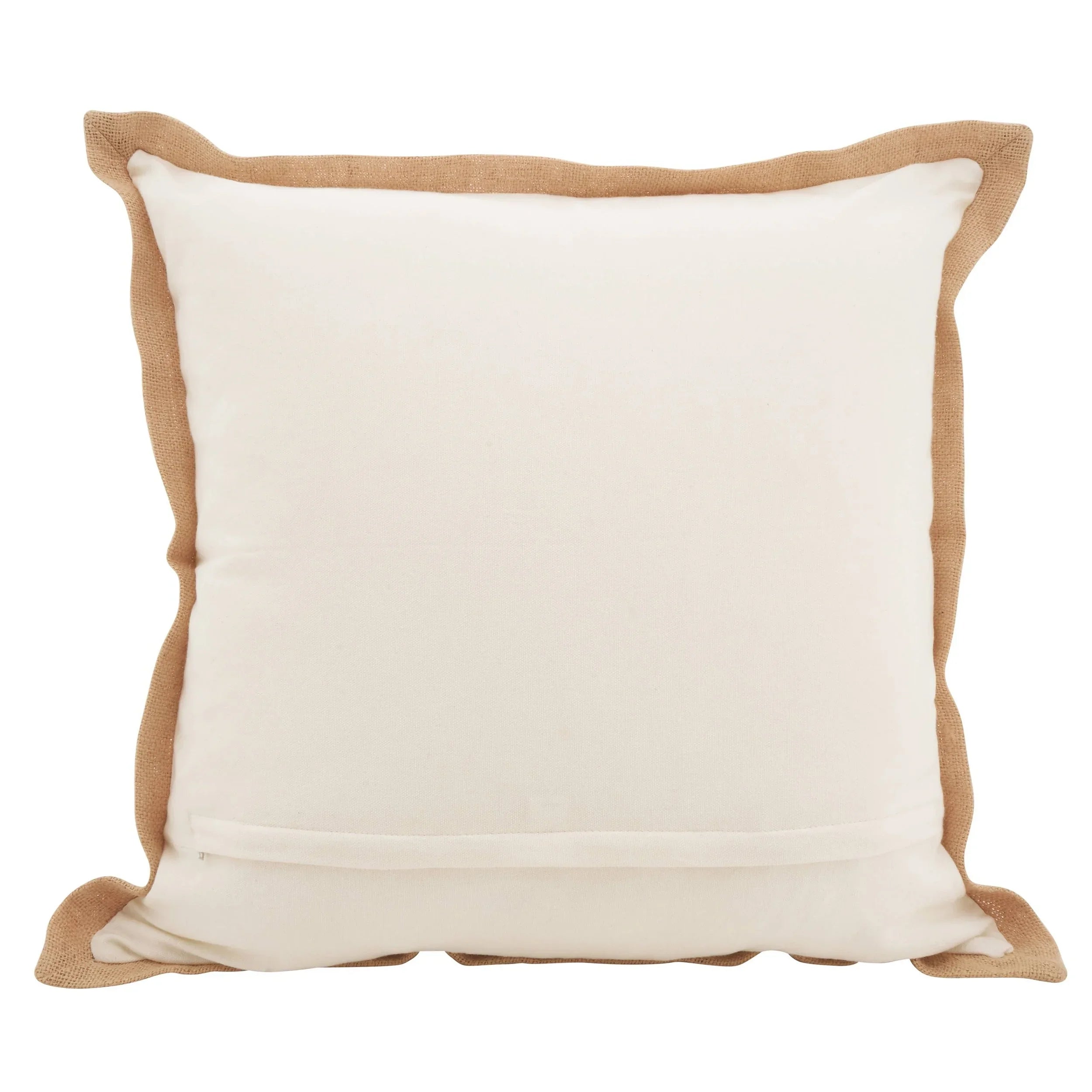 Blue Seahorse Down-Filled Nautical Throw Pillow