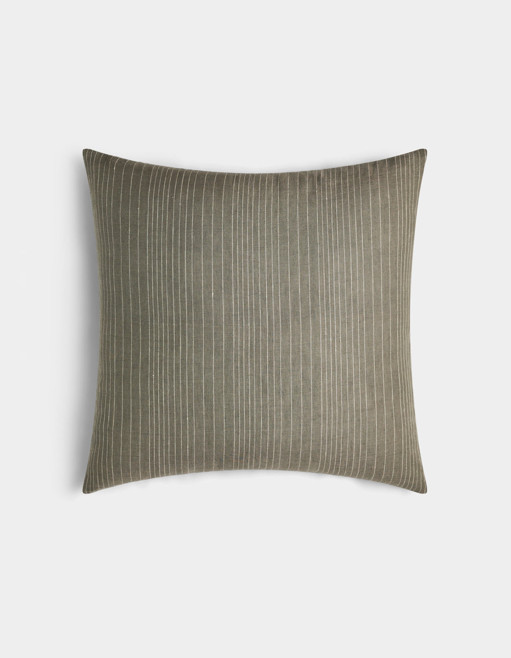 Striped Linen Throw Pillow
