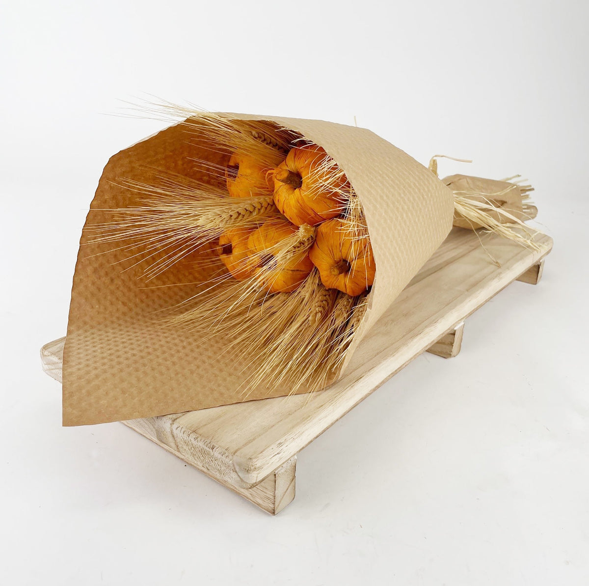 Golden Pumpkin Harvest Bouquet
