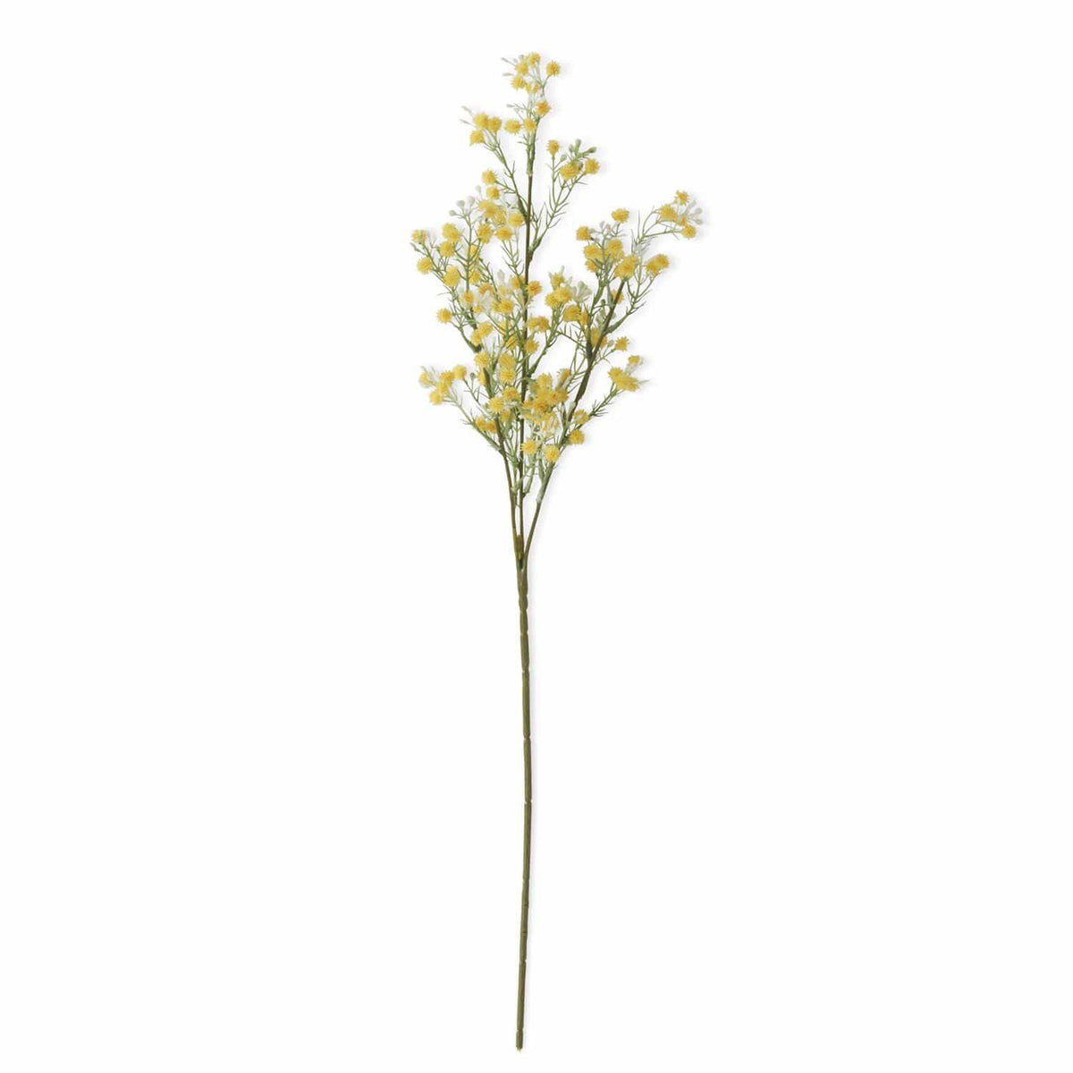 Yellow Baby's Breath Spray 26" - Single Stem Artificial Flower