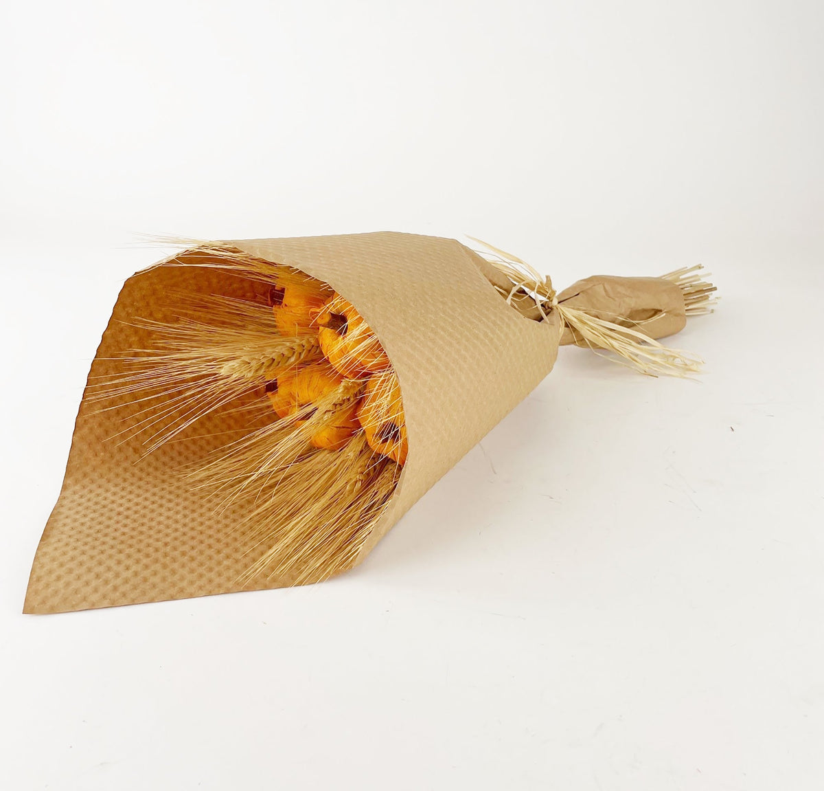 Golden Pumpkin Harvest Bouquet