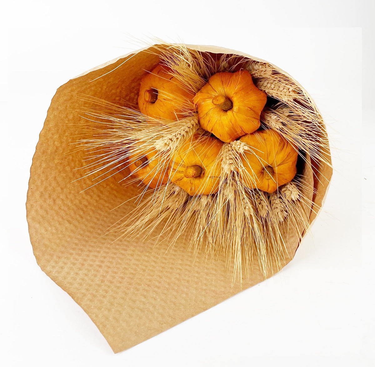 Golden Pumpkin Harvest Bouquet
