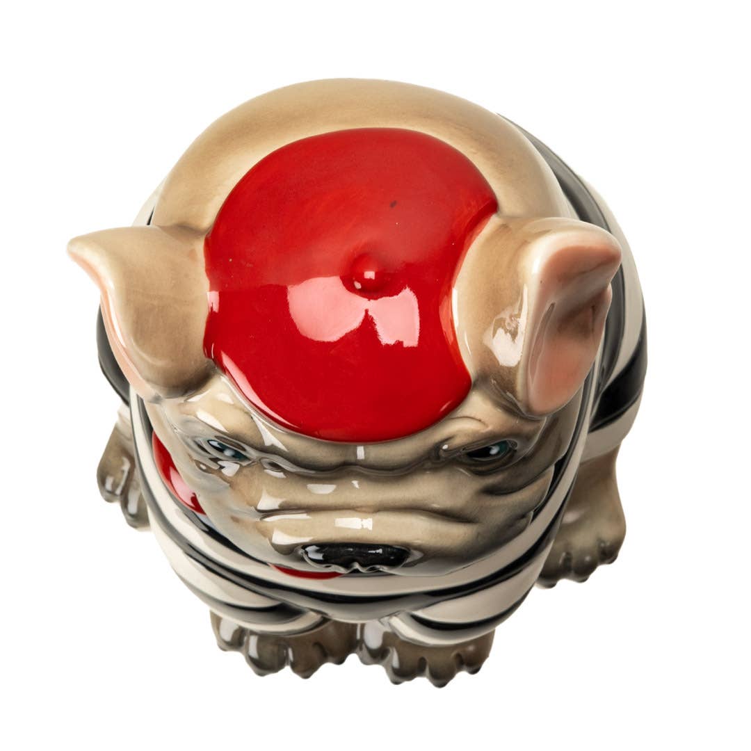 Biscuit the Bad Boy Frenchie Cookie Jar