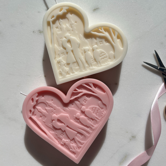 Couple Silhouette Candle, Valentine's day Gift Candle