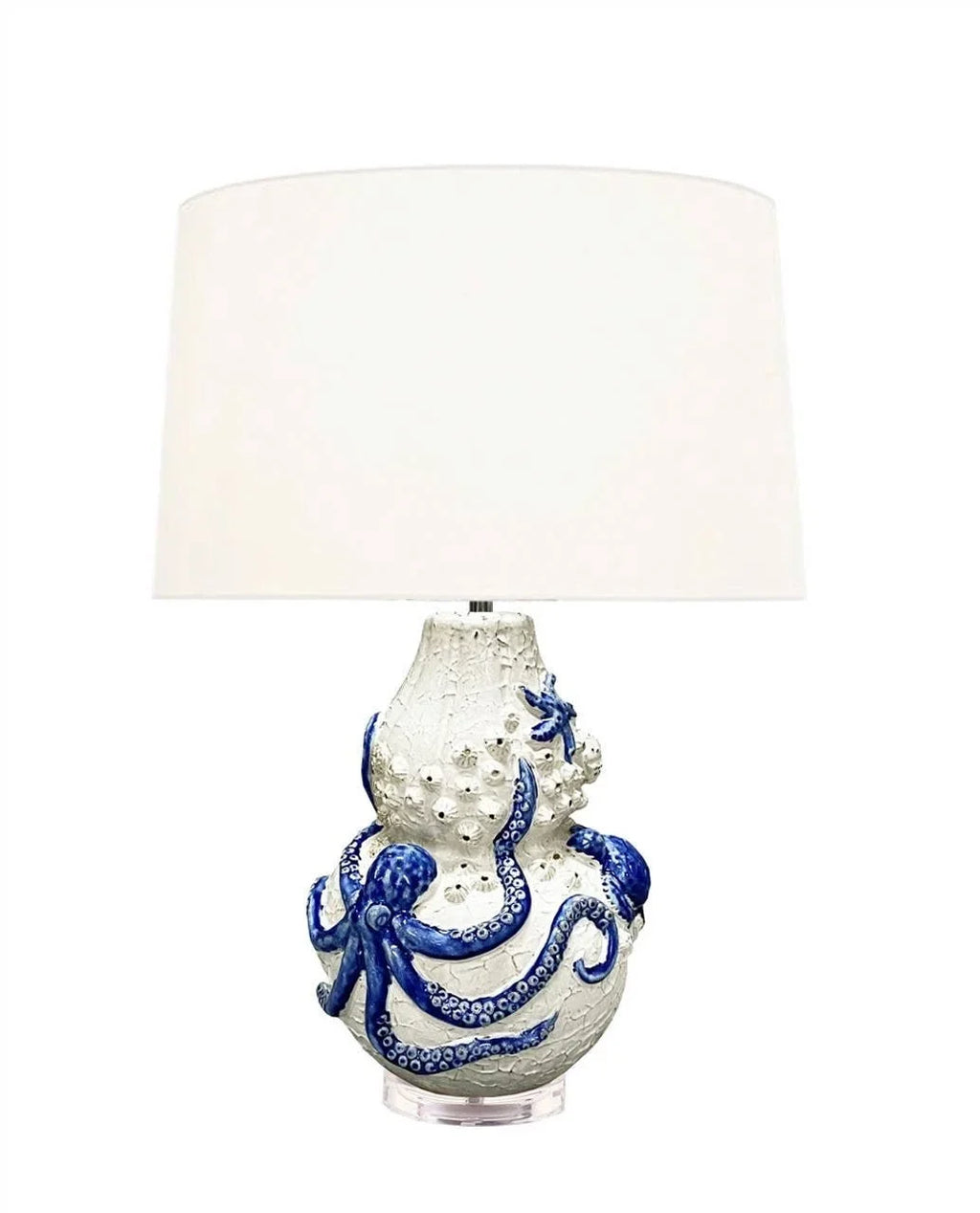 Ocean Reverie Ceramic Sea Life Table Lamp