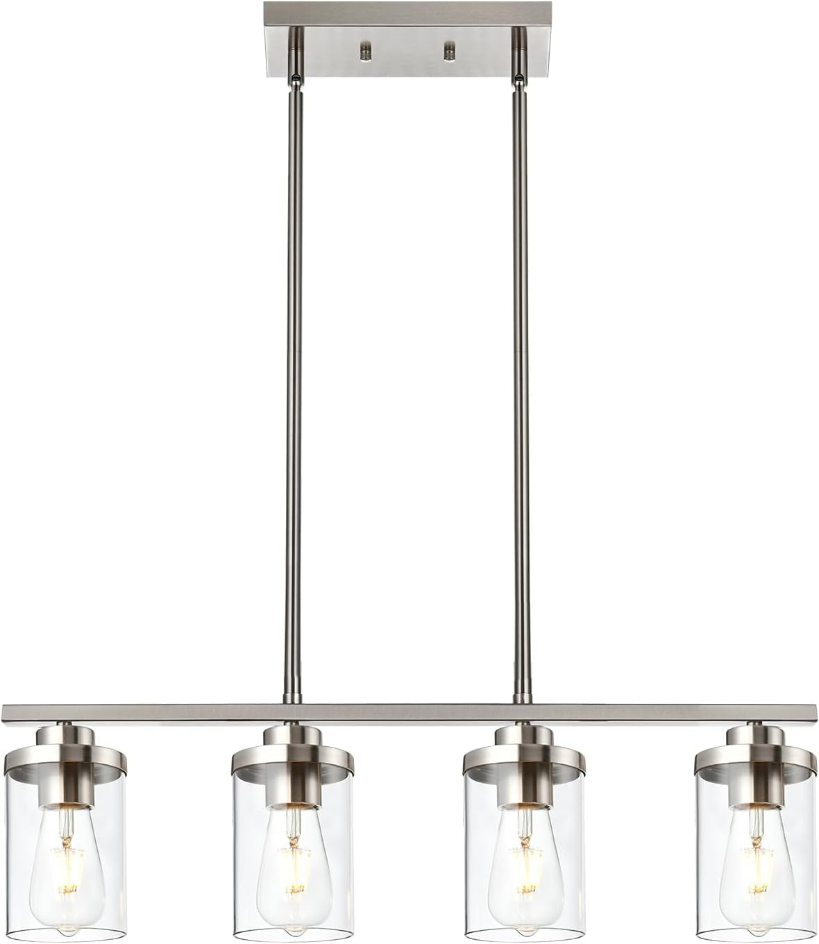 Farmhouse Glass Pendant Light