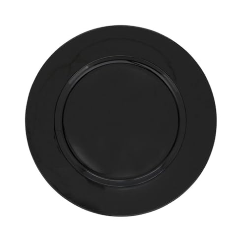 Fennco Styles Classic Rustic Deisgn Holiday Decorative Charger Plates 13" Round, Set of 4