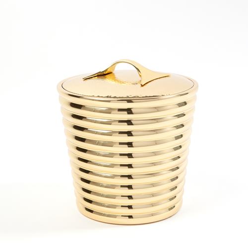 Beauty Ice Bucket with Hammered Lid