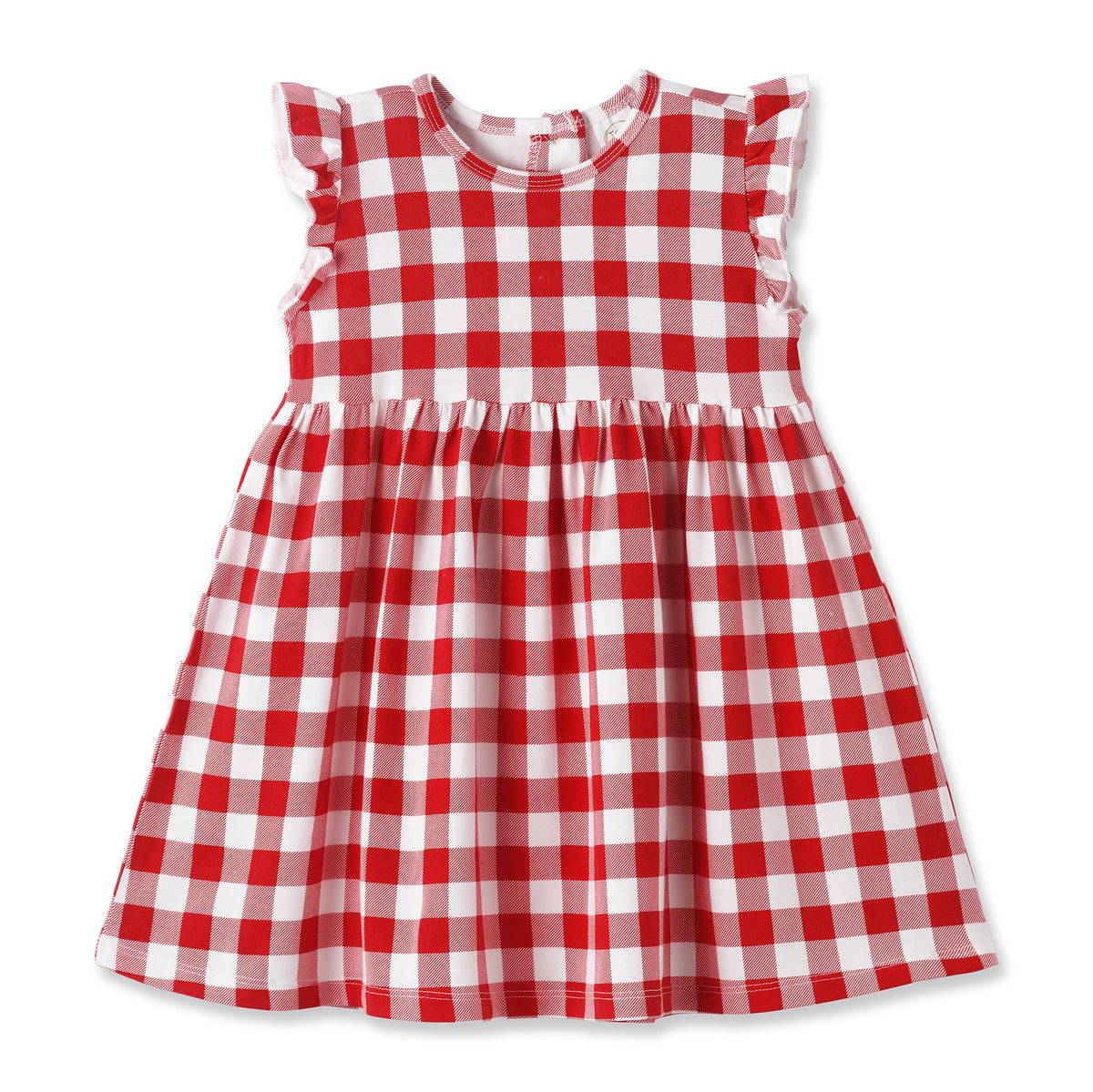 Picnic Plaid Soft Bamboo Summer Dress for Girls
