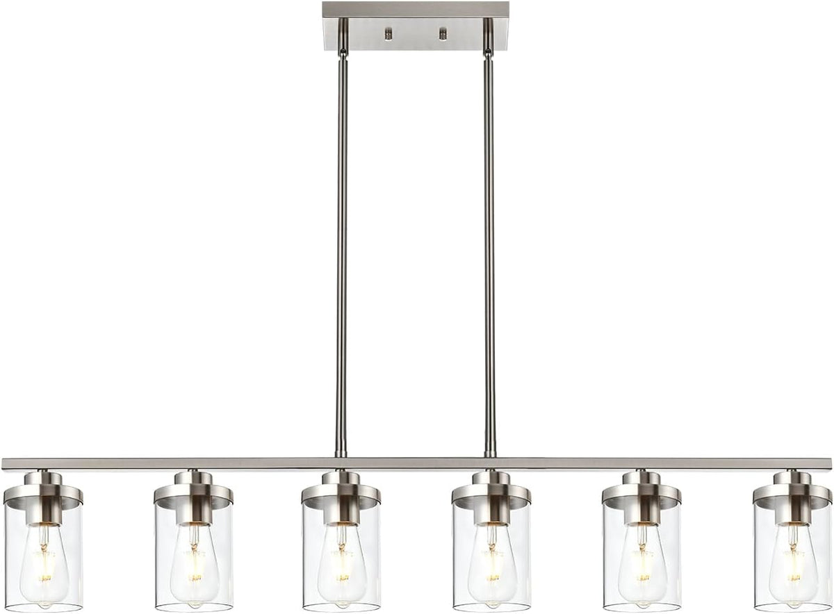 Farmhouse Glass Pendant Light