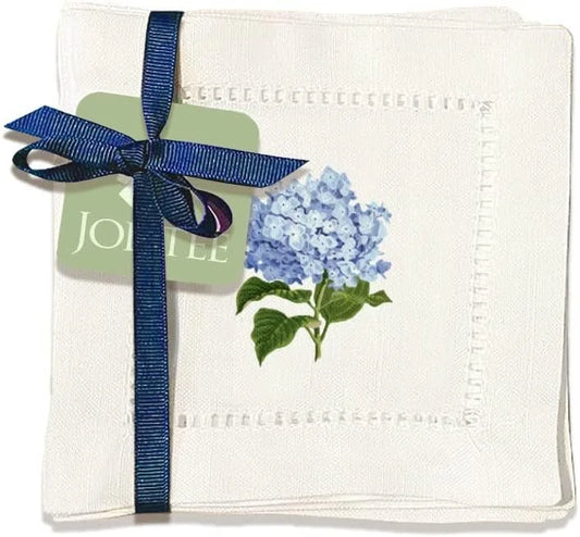 Serviettes à ourlet ajouré - Hortensia (lot de 6)