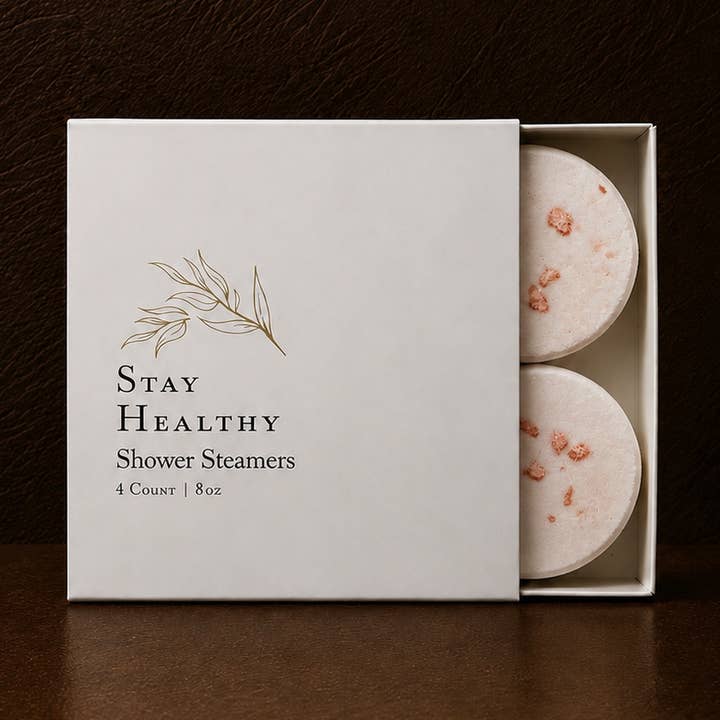 Stay Healthy Immunity Blend Shower Steamer Gift Set Woodsy Homelife 226.8 g