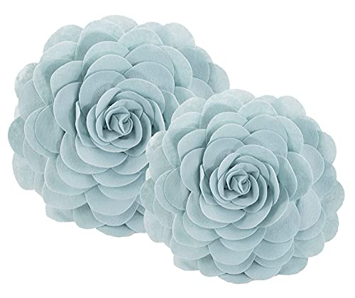 Eva's Flower Garden Decorative Throw Pillow (16" Round - Cover Only)