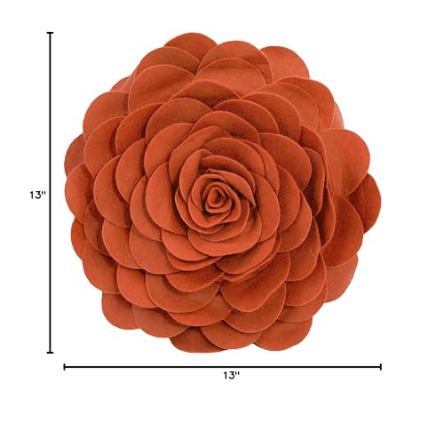 Eva's Flower Garden Decorative Throw Pillow (13" Round)