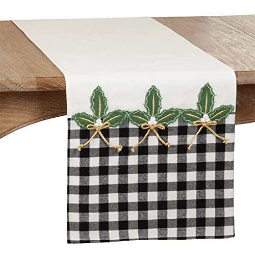 Buffalo Plaid Holly Table Runner 16" W x 72" L