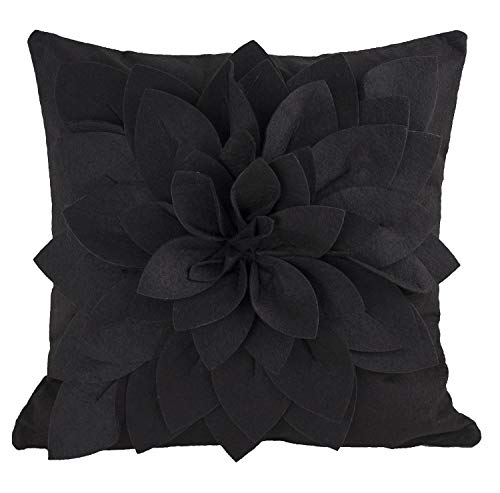 Sara's Garden Petal Decorative Throw Pillow (17" Square)