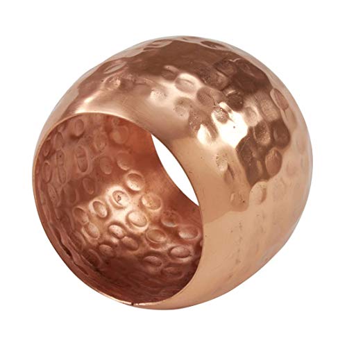 Moscow Mule Hammered Design Metal Napkin Rings