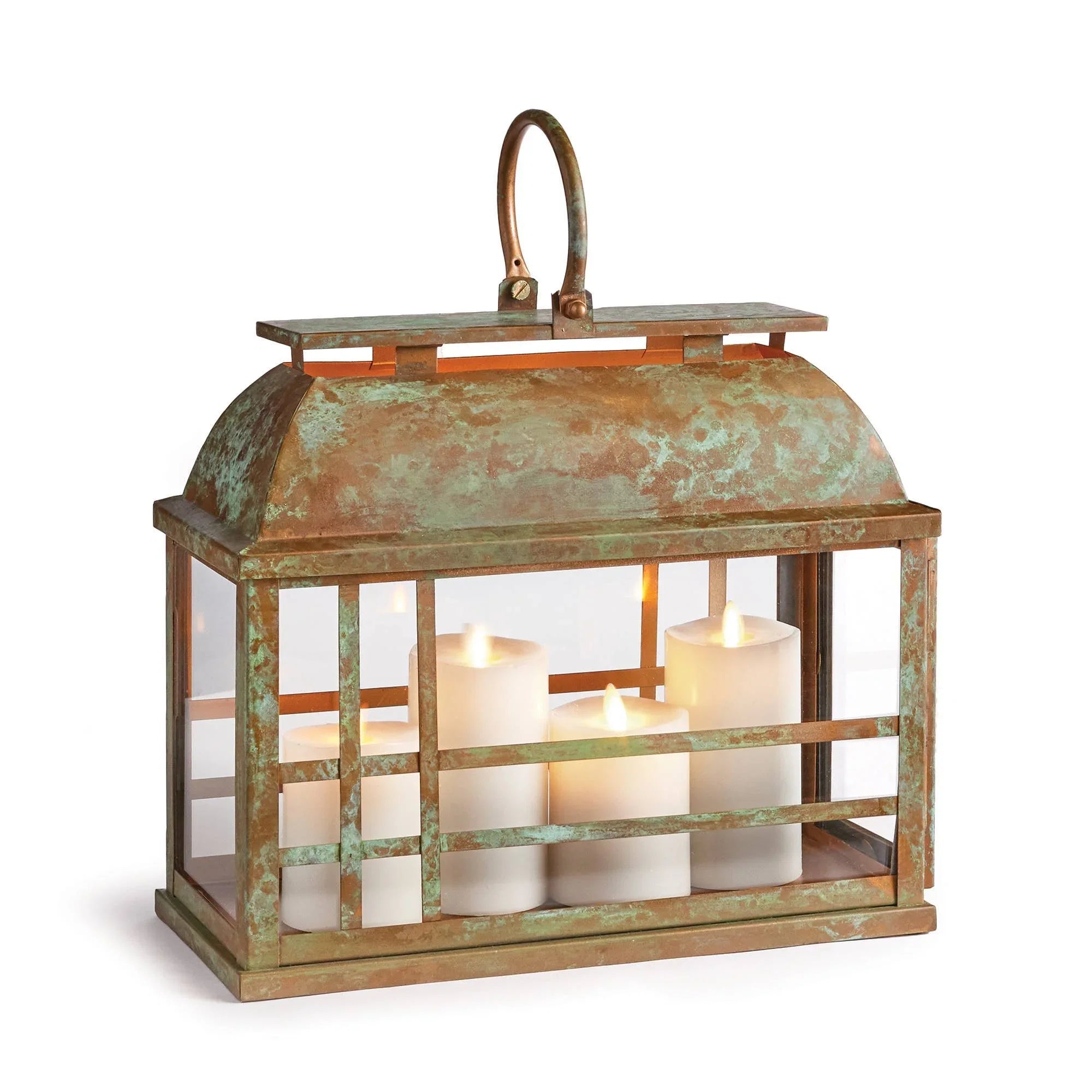 Napa Home & Garden Solana Lantern Small Weathered Patina Decor