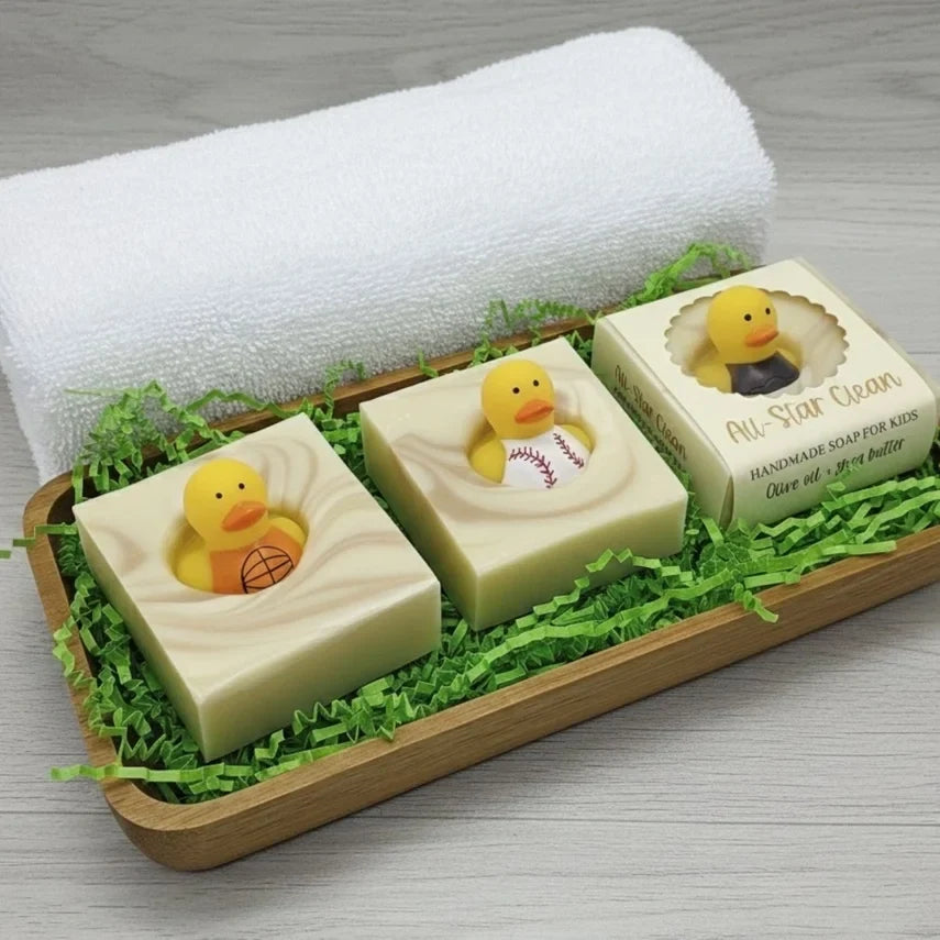 All-Star Clean Handmade Soap Bar for Kids – Vegan Cold Process Soap