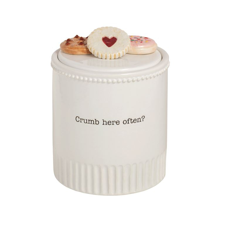 Circa Textured Ceramic Icon Cookie Jar 7.5 x 5.5 in
