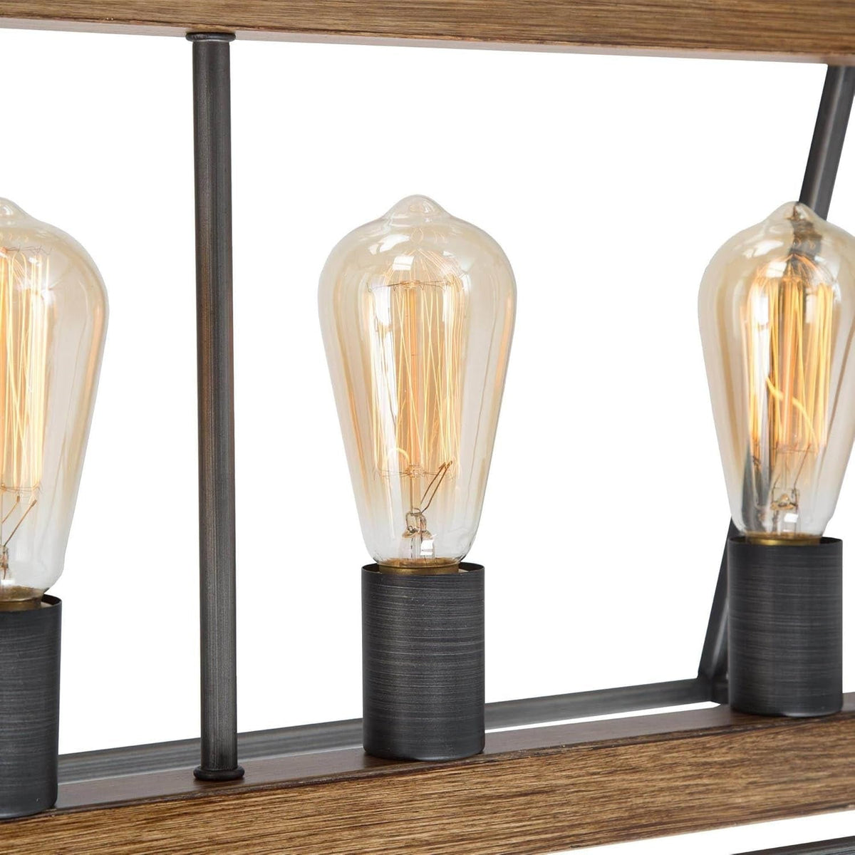 Farmhouse 5-Light Rustic Metal Linear